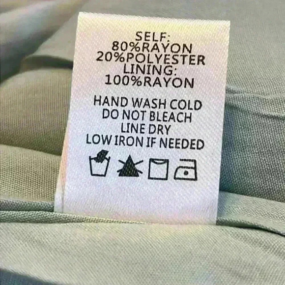 Lalavon Dress Green Women’s Size Small Tiered Maxi Rayon Blend - Picture 7 of 9